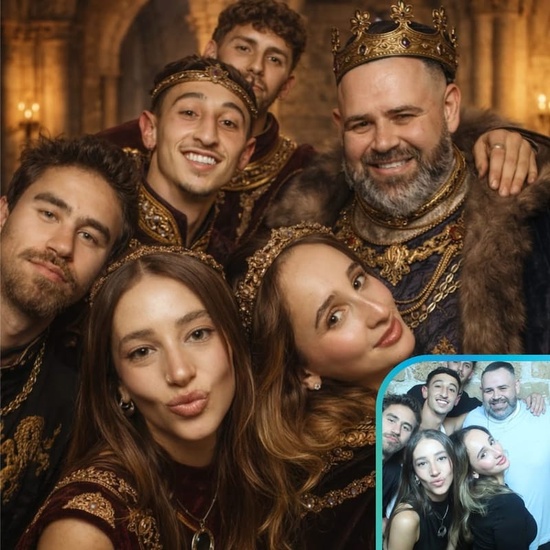 Guests posing for the AI photo booth at an New Jersey celebration — photo 2