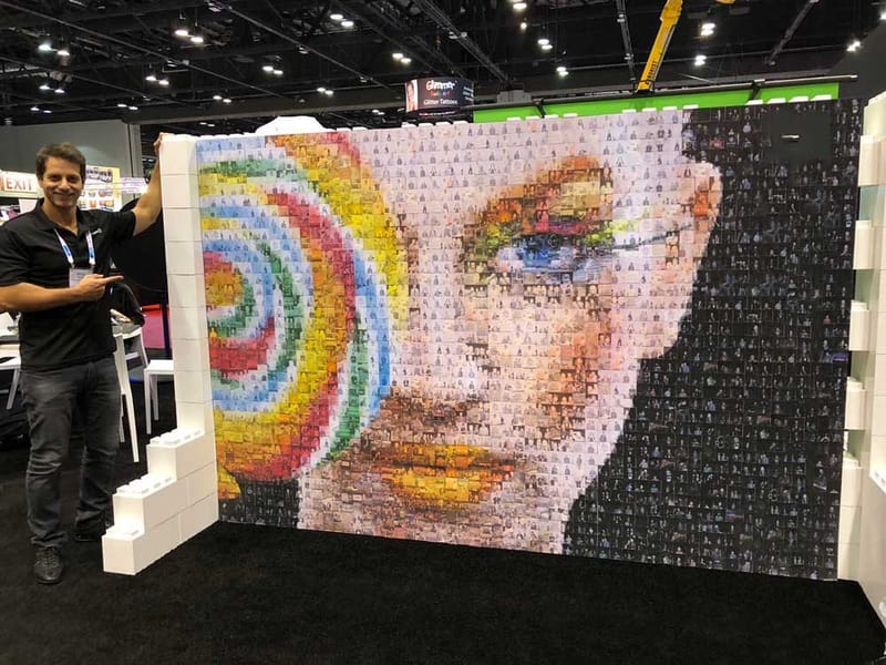 Mosaic Wall rental at a New Jersey event — photo 3